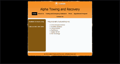 Desktop Screenshot of alphatowingrecoveryutah.com